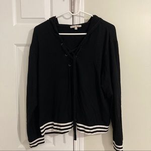 Express Lace-Up Hoodie